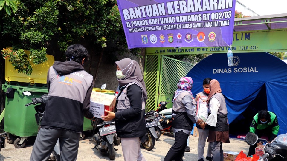 bantuan kebakaran