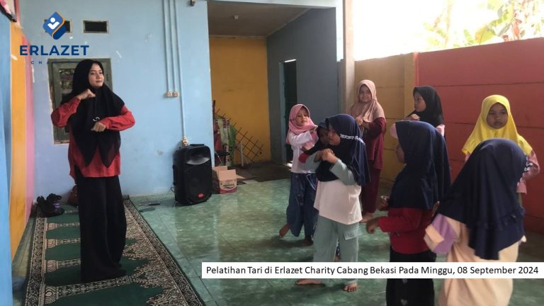 Pelatihan Tari Erlazet Charity Cabang Bekasi, Minggu, 6 September 2024