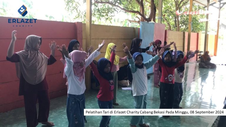 Pelatihan Tari Erlazet Charity Cabang Bekasi, Minggu, 6 September 2024