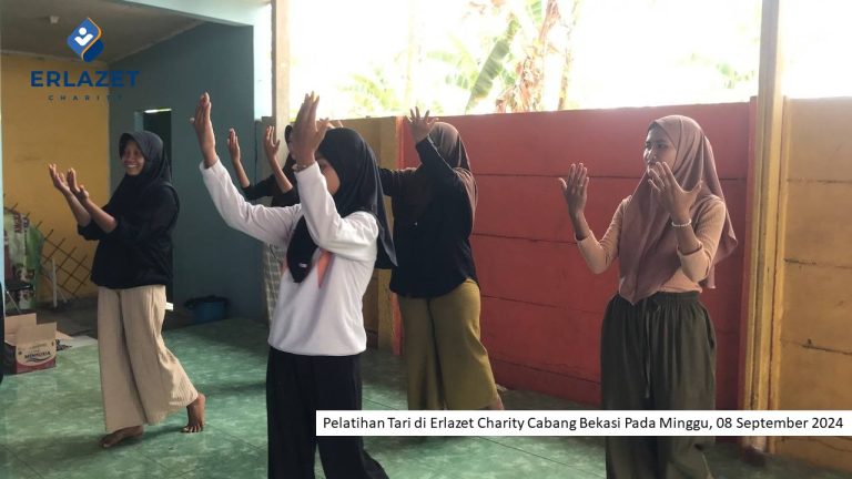Pelatihan Tari Erlazet Charity Cabang Bekasi, Minggu, 6 September 2024