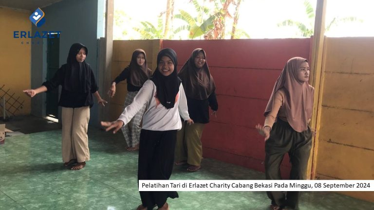 Pelatihan Tari Erlazet Charity Cabang Bekasi, Minggu, 6 September 2024