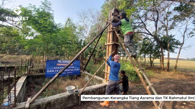 Proses Pembangunan Asrama dan TK Rahmatul Ilmi