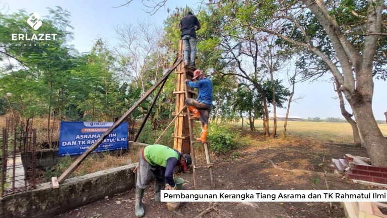 Proses Pembangunan Asrama dan TK Rahmatul Ilmi