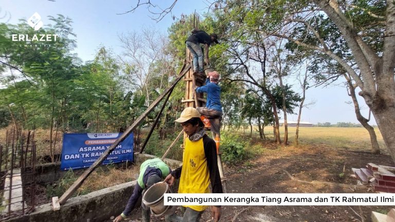 Proses Pembangunan Asrama dan TK Rahmatul Ilmi