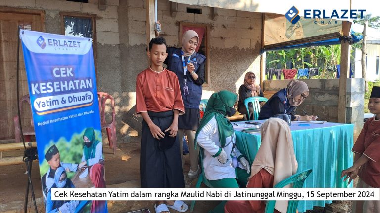 Cek Kesehatan Yatim Maulid Nabi