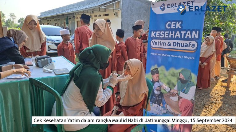 Cek Kesehatan Yatim Maulid Nabi