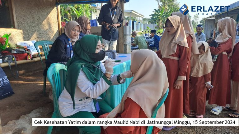 Cek Kesehatan Yatim Maulid Nabi