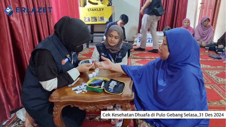 Cek Kesehatan Dhuafa di Pulo Gebang