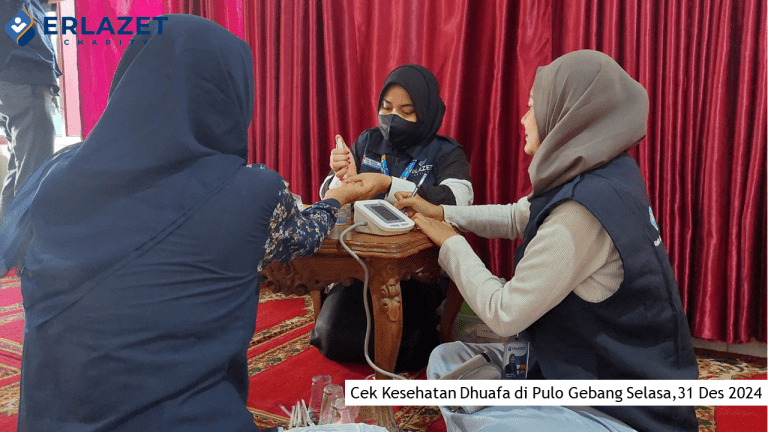 Cek Kesehatan Dhuafa di Pulo Gebang