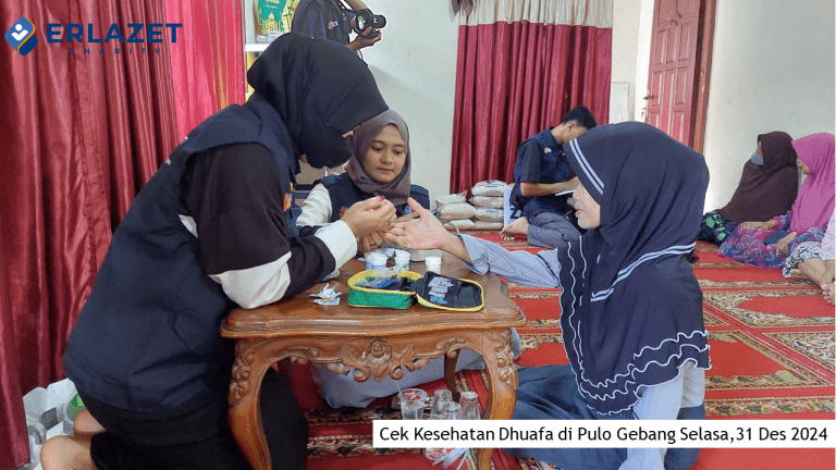 Cek Kesehatan Dhuafa di Pulo Gebang