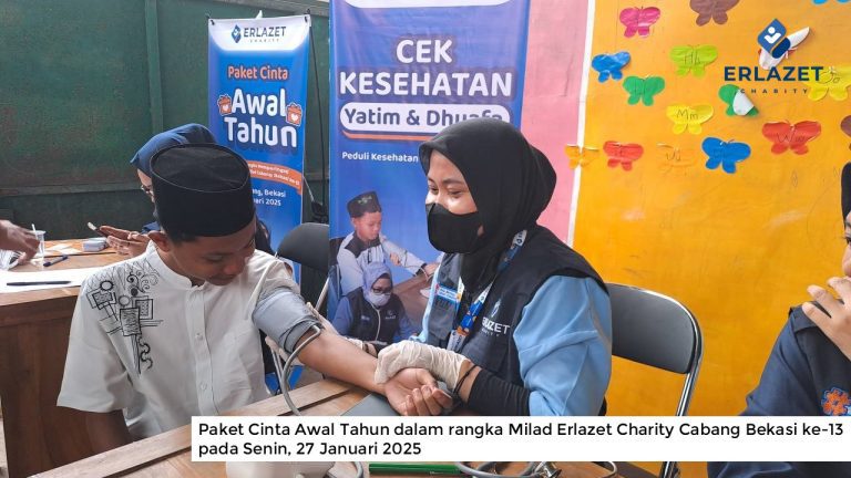 Paket Cinta Awal Tahun Erlazet Charity Cabang Bekasi