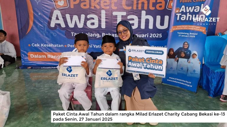 Paket Cinta Awal Tahun Erlazet Charity Cabang Bekasi