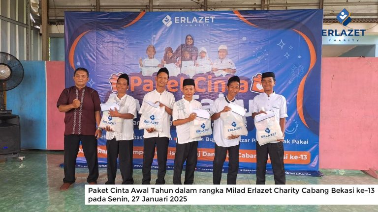 Paket Cinta Awal Tahun Erlazet Charity Cabang Bekasi