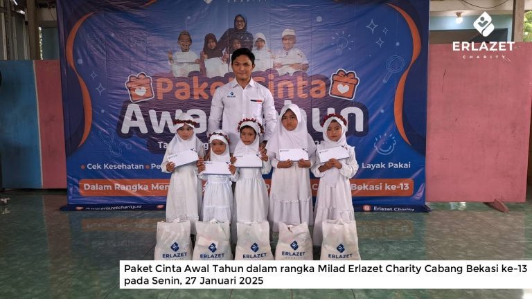 Paket Cinta Awal Tahun Erlazet Charity Cabang Bekasi