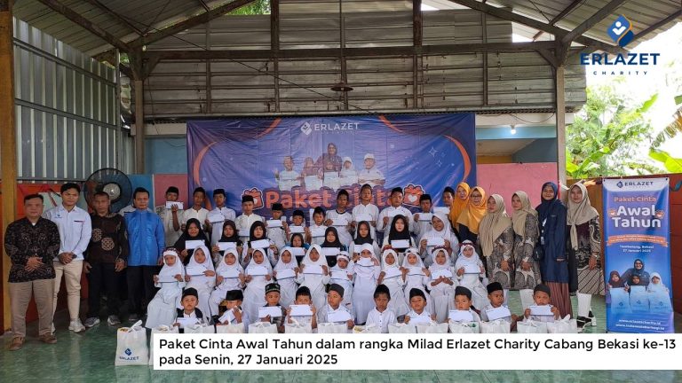 Paket Cinta Awal Tahun Erlazet Charity Cabang Bekasi