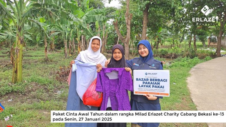 Paket Cinta Awal Tahun Erlazet Charity Cabang Bekasi