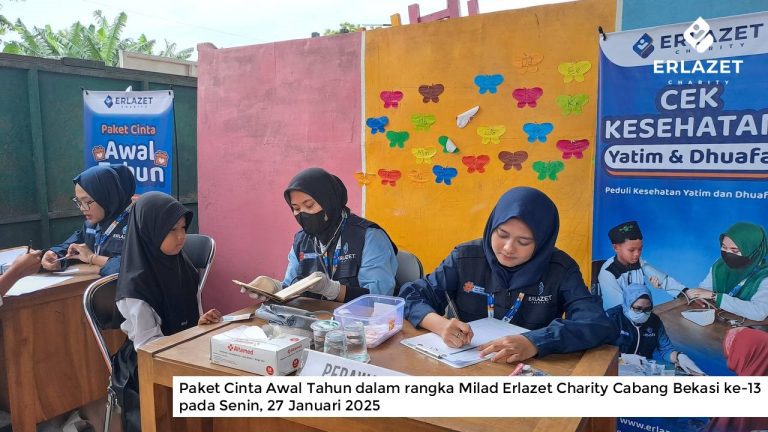 Paket Cinta Awal Tahun Erlazet Charity Cabang Bekasi