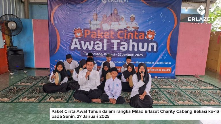 Paket Cinta Awal Tahun Erlazet Charity Cabang Bekasi