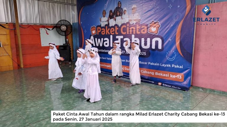 Paket Cinta Awal Tahun Erlazet Charity Cabang Bekasi