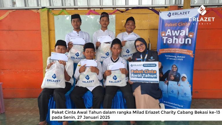 Paket Cinta Awal Tahun Erlazet Charity Cabang Bekasi