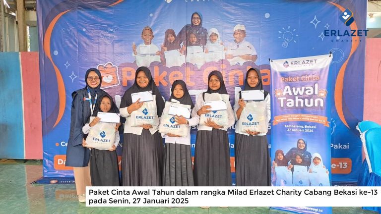 Paket Cinta Awal Tahun Erlazet Charity Cabang Bekasi