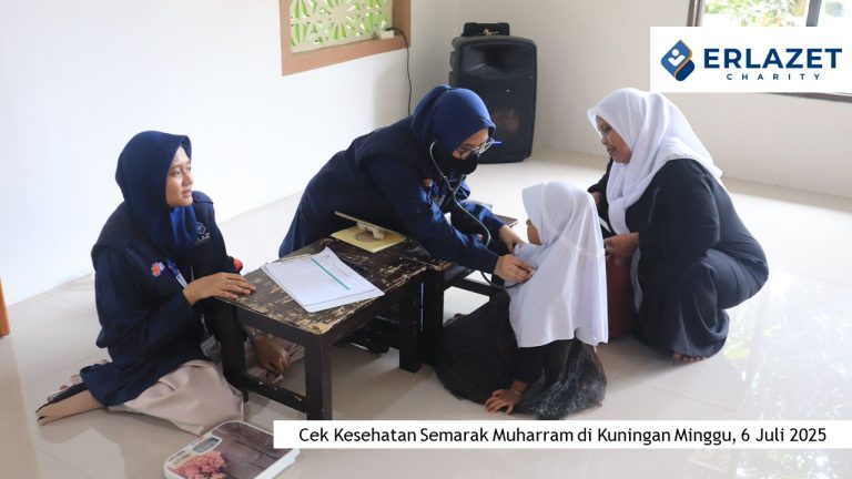 Cek Kesehatan Semarak Muharram 1447 H di Desa Calingcing - Kuningan Jawa Barat